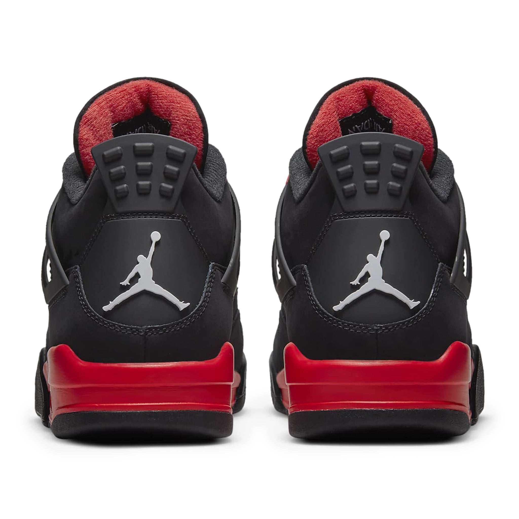 Heel view of Air Jordan 4 Retro Red Thunder CT8527-016